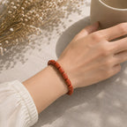 Red Jasper Cylinder Bracelet