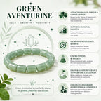 Green Aventurine Cylinder Bracelet