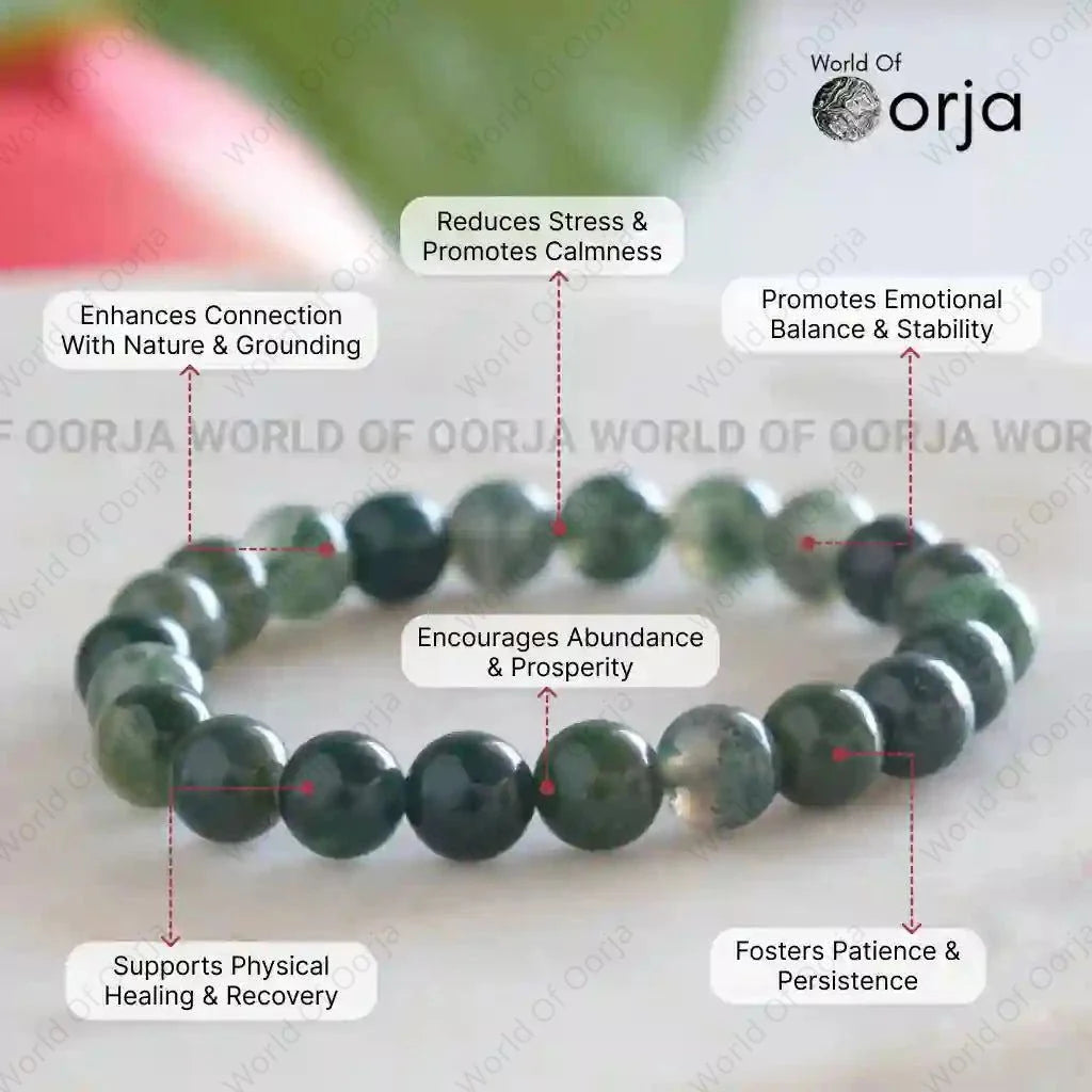 Moss Agate Bracelet – The Stone of New Beginnings