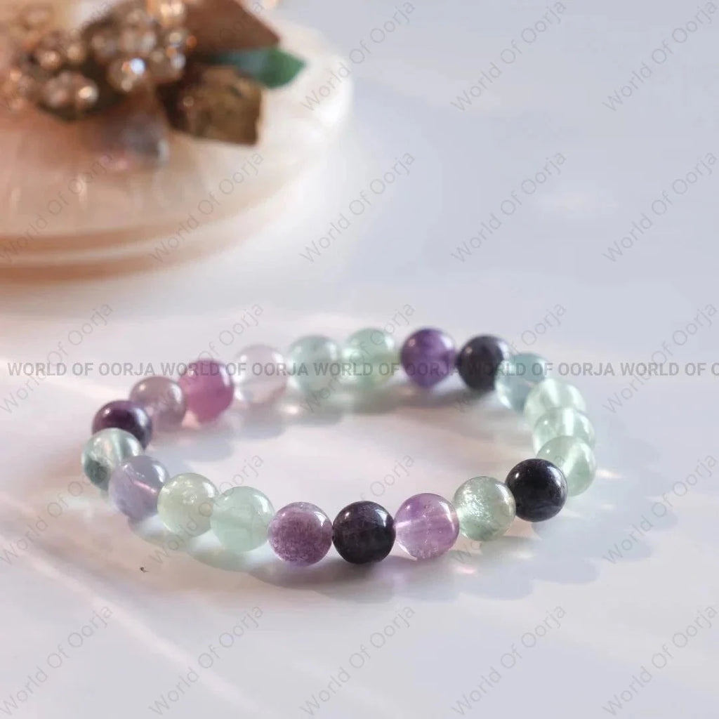 Multi-Fluorite Bracelet – The Genius Stone