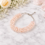 Rose Quartz Chips Bracelet – Pure Love Energy