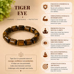 Tiger Eye Cylinder Bracelet
